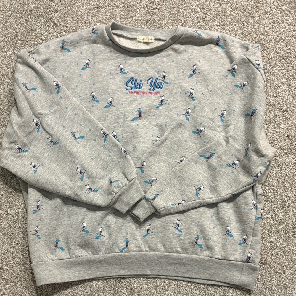 Ski Ya at the Mountain Crewneck, size medium